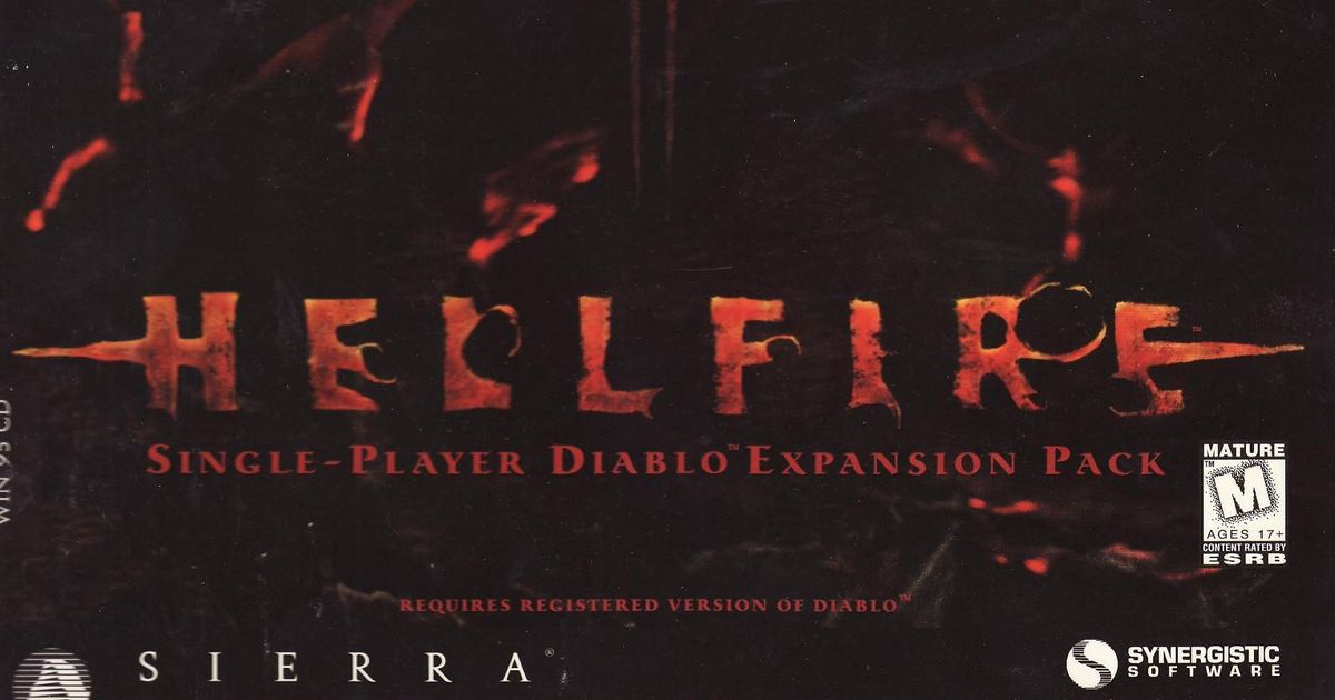 ブリザードDIABLO・HELL FIREセット ブリザードDIABLO・HELL FIREセット （Diablo: Hellfire | Video