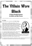 RPG Item: The Villain Wore Black
