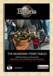 RPG Item: The Mundane Items Tables