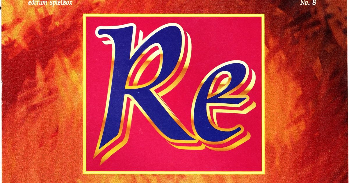 Re | Board Game | BoardGameGeek