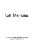 RPG Item: Lost Memories