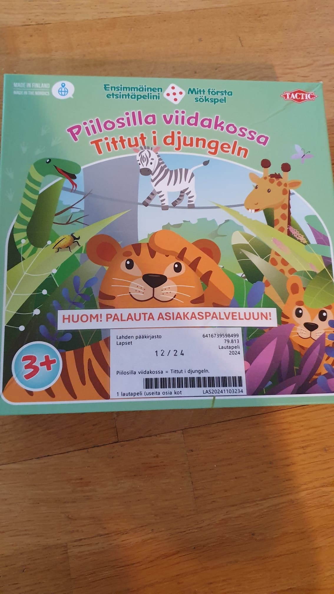 Cover art for Piilosilla viidakossa