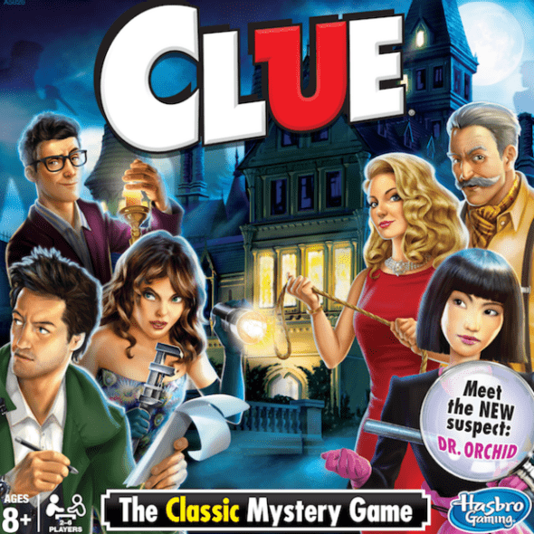 A photo of the front of the game box