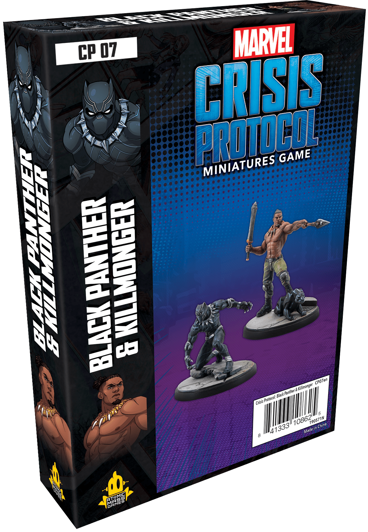 Marvel: Crisis Protocol – Black Panther and Kilmonger cover art