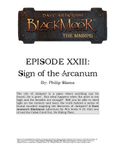 RPG Item: Episode 23: Sign of the Arcanum