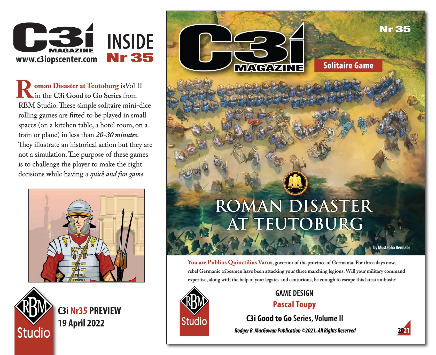 Coperta Roman Disaster at Teutoburg