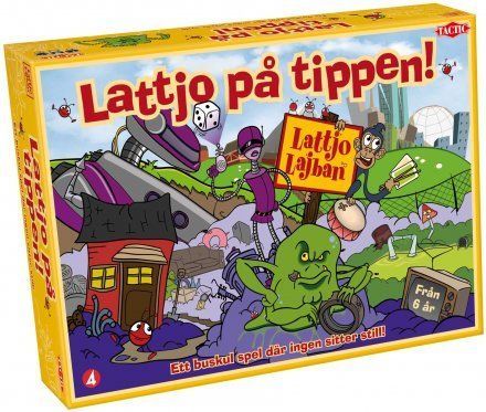 Lattjo på tippen cover art