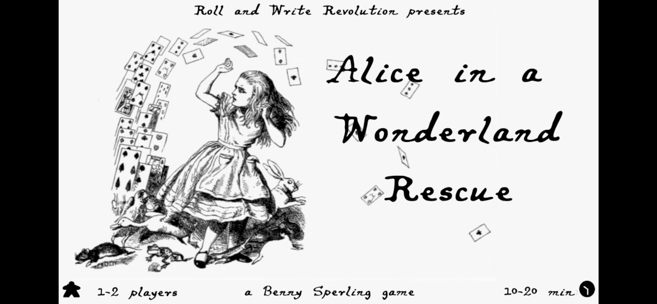 Alice in a Wonderland Rescue box art
