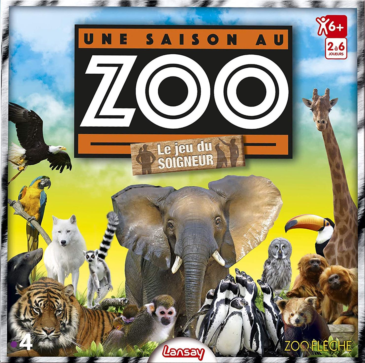 Une saison au zoo: Le jeu du soigneur box art
