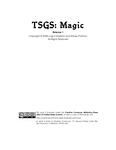 RPG Item: TSGS Magic Supplement