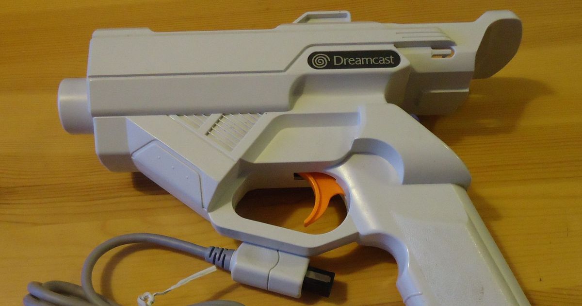 Dreamcast Light Gun Video Game Hardware VideoGameGeek