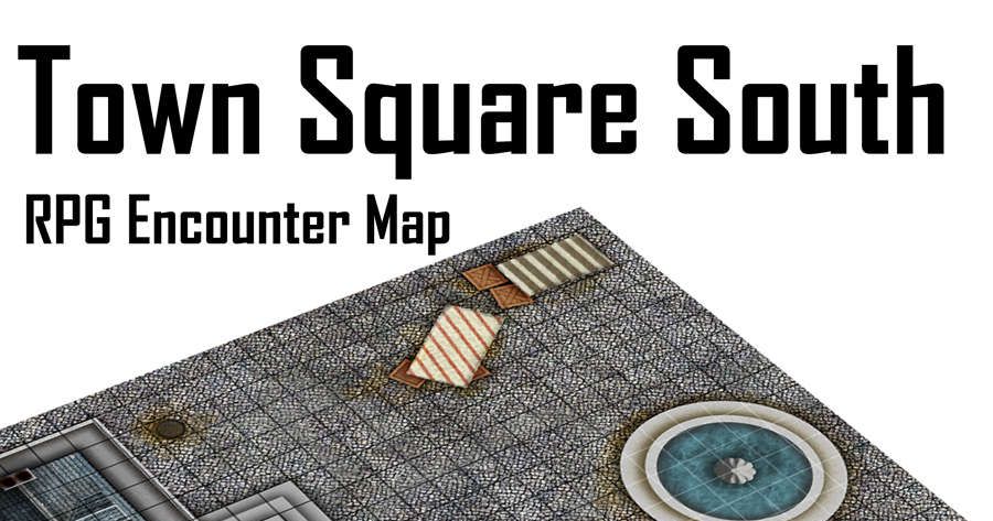 Town Square South RPG Encounter Map | RPG Item | RPGGeek