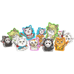 Cats vs Cucumbers: Killer Kitten Meeples
