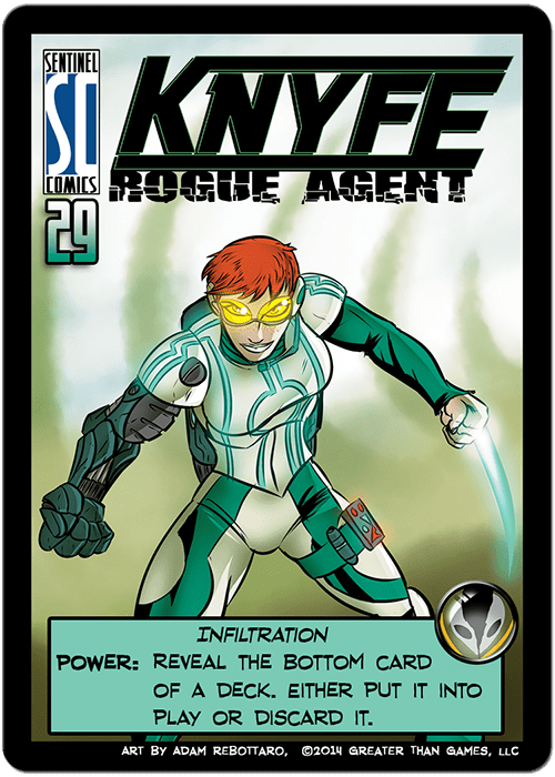 Sentinels of the Multiverse: KNYFE Rogue Agent Promo Card