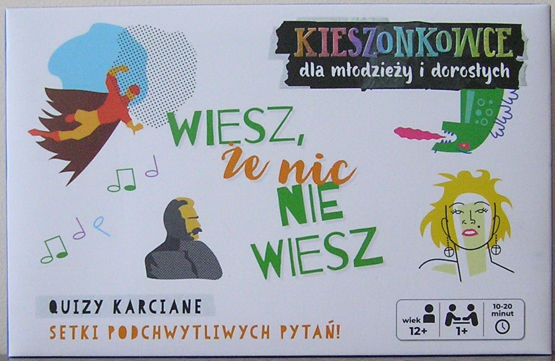 Kieszonkowce quizowe. Wiesz, że nic nie wiesz