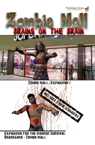 Coperta Zombie Mall: Brains on the Brain
