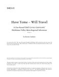 RPG Item: SHE3-01: Have Tome - Will Travel