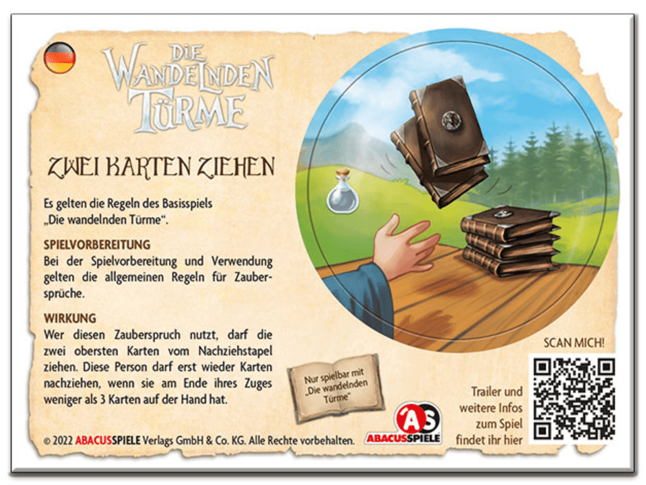 Wandering Towers: Draw Two Cards Promo Card