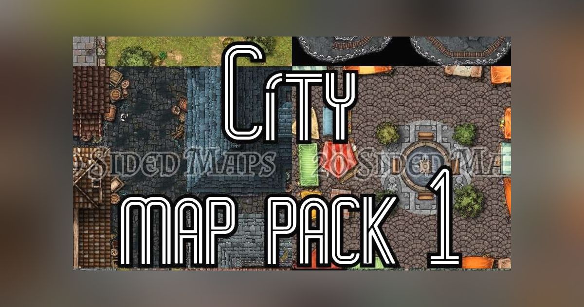 City Map Pack 1 | RPG Item | RPGGeek