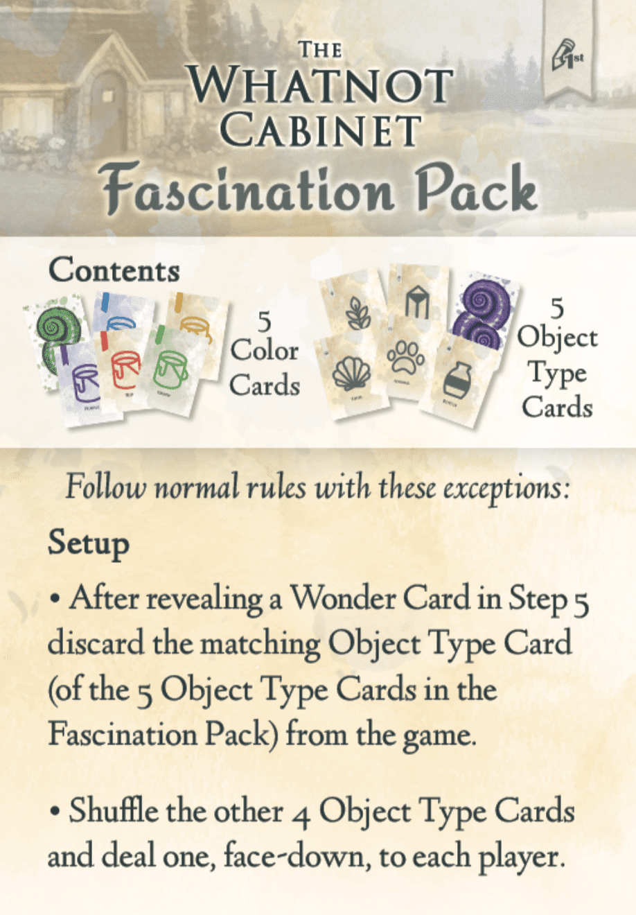 The Whatnot Cabinet: Fascination Pack Mini-Expansion