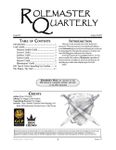 Issue: Rolemaster Quarterly (Issue 7 - Aug 2007)