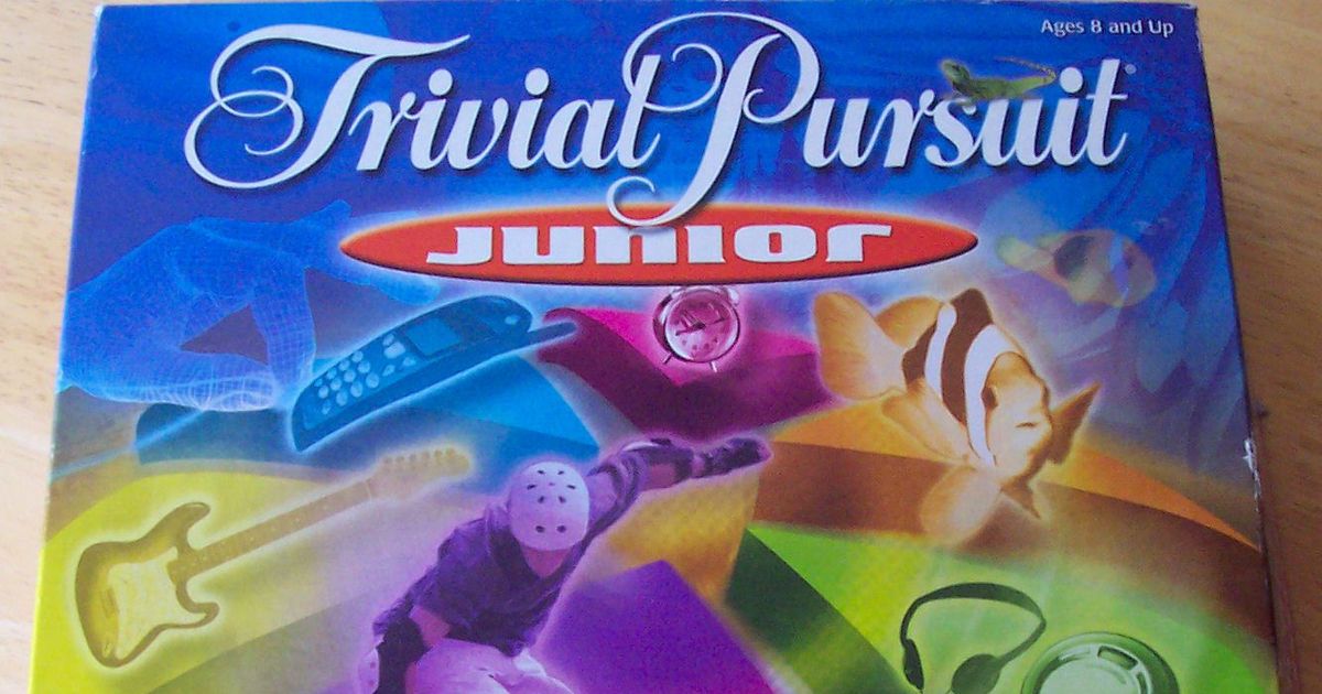 **COMPLETE** Trivial Pursuit Junior 5th Edition - Parker Brothers 2001 Kids