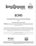 RPG Item: COR2-08: Echo