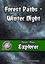 RPG Item: Heroic Maps Explorer: Forest Paths: Winter Night