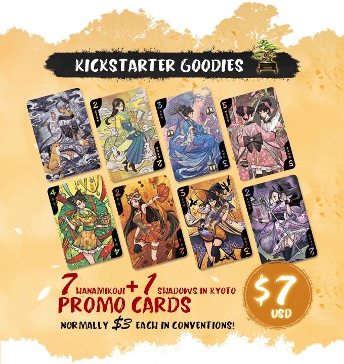 Coperta Hanamikoji: Kickstarter Goodies 2021