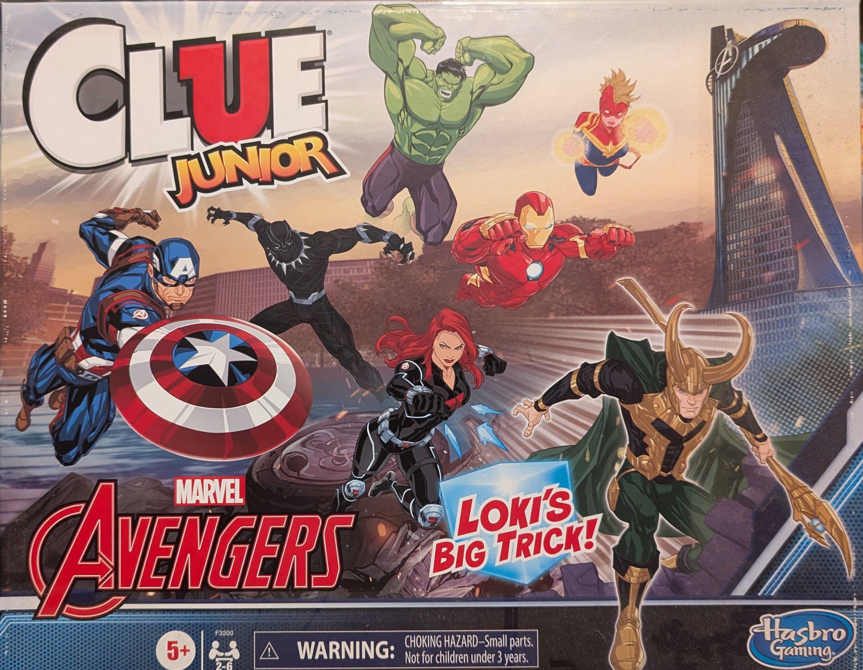 Cover art for Clue Junior: Marvel Avengers – Loki's Big Trick!