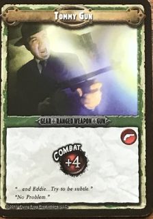 Fortune and Glory: Tommy Gun Promo Card