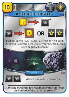 Terraforming Mars: Asteroid Rights Promo Card