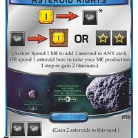 Terraforming Mars: Licencias de asteroides