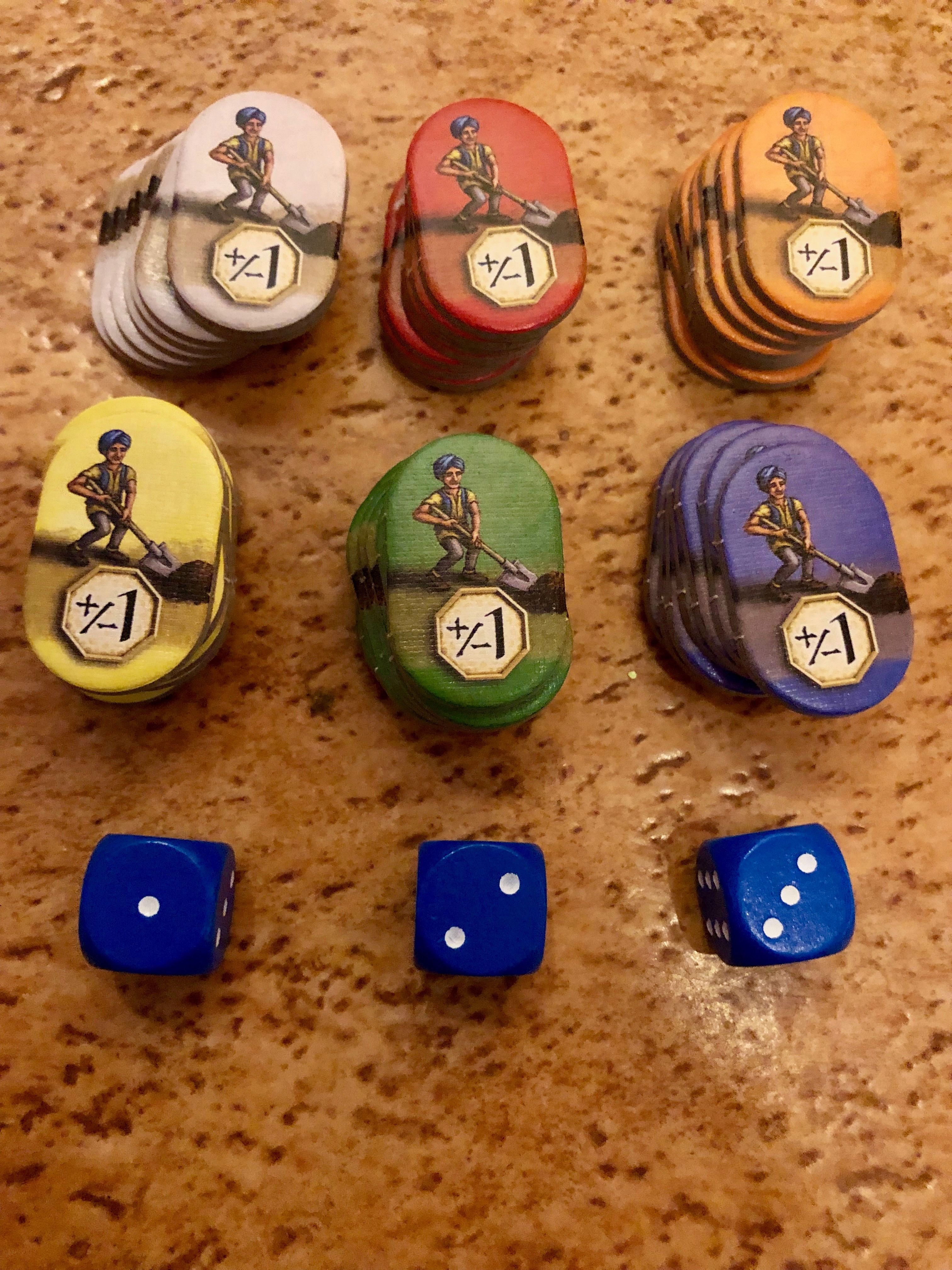 Alhambra: Designers&#039; Expansion – Handymen / Gates Without End / Fresh Color