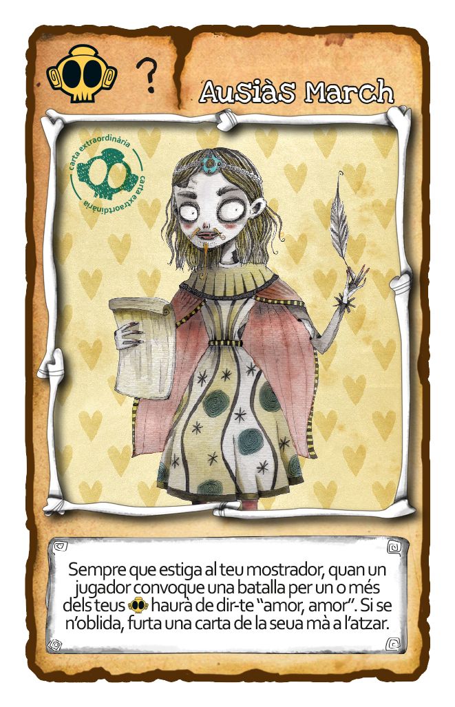 La Fallera Calavera: Ausiàs March (Promo Card) cover art