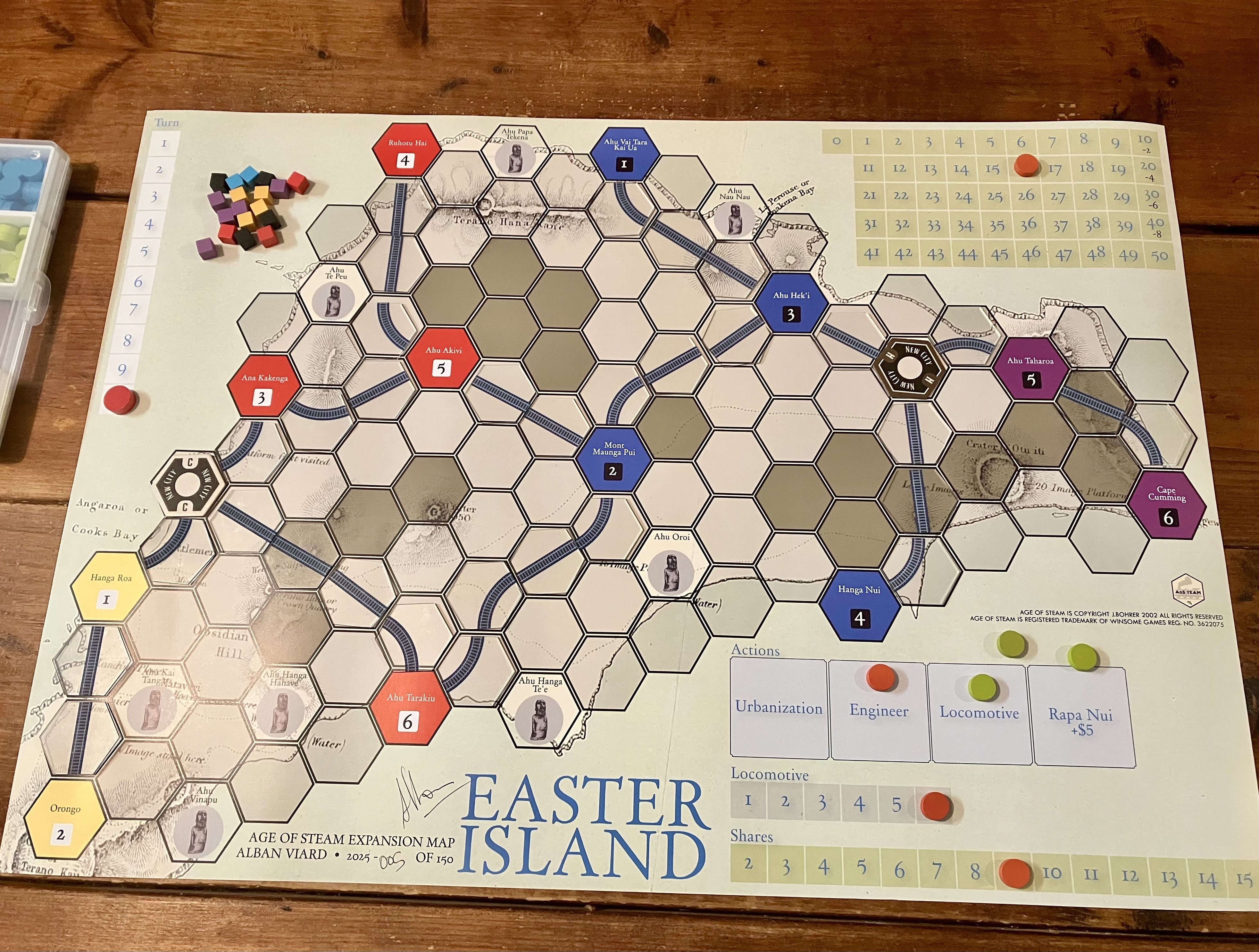 Age of Steam Expansion: Easter Island and Zoo