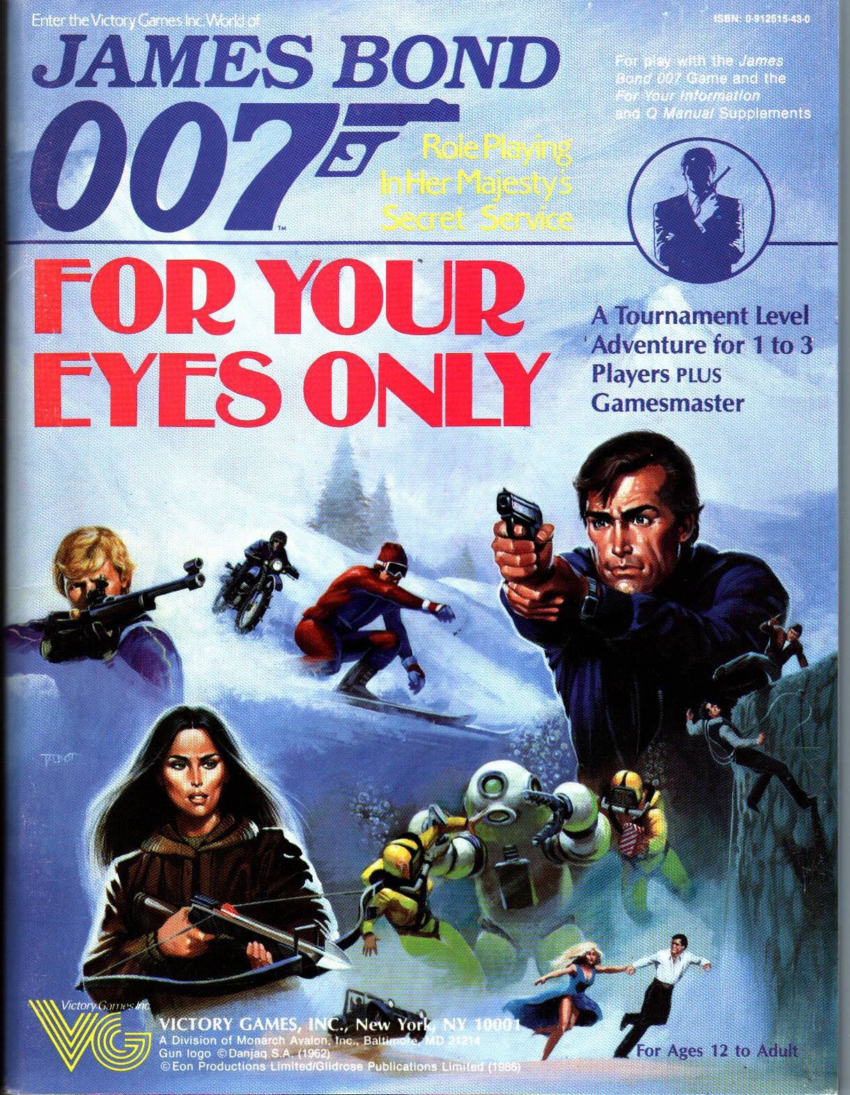 For Your Eyes Only box art