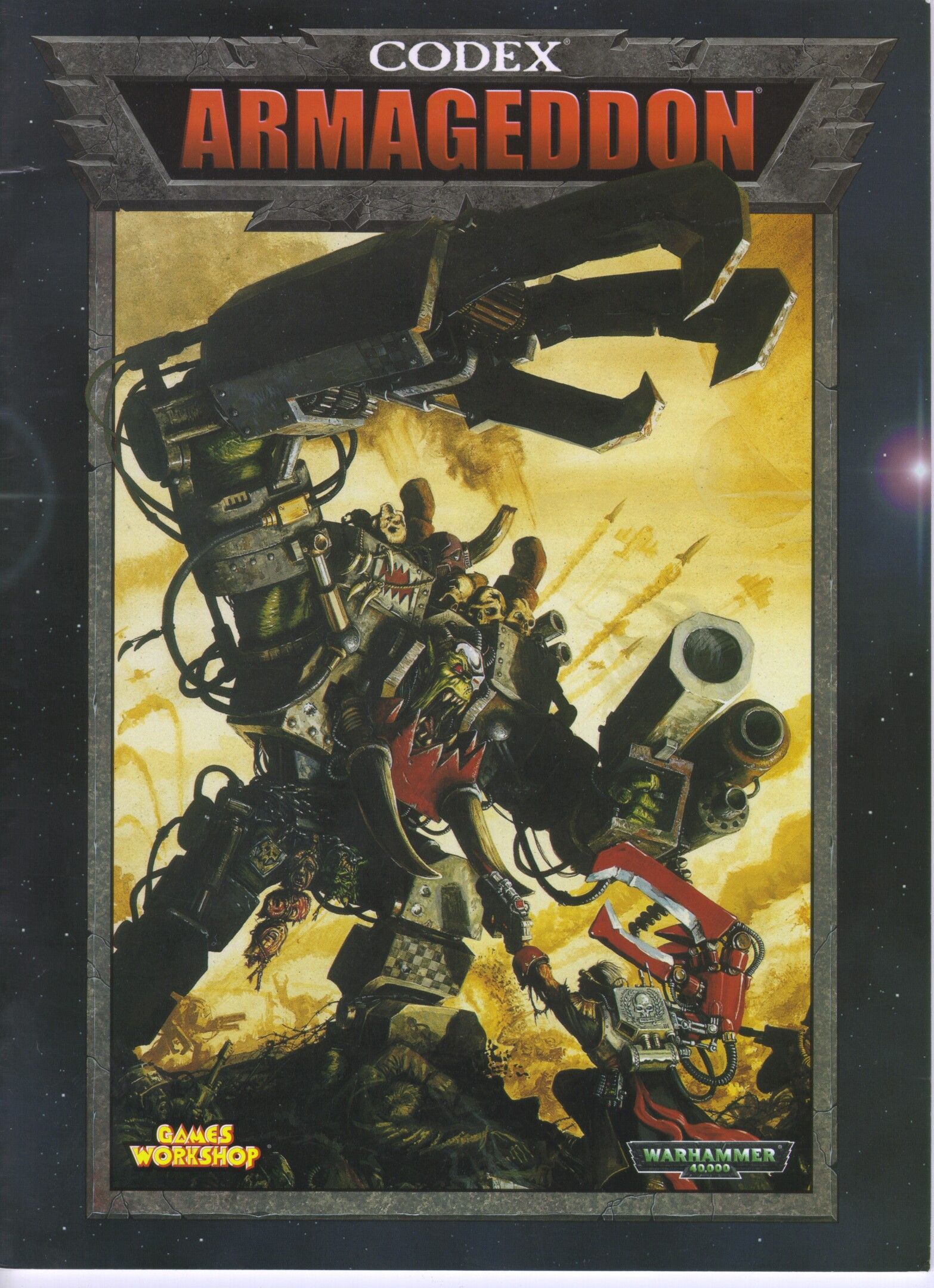 Coperta Warhammer 40,000 (Third Edition): Codex – Armageddon