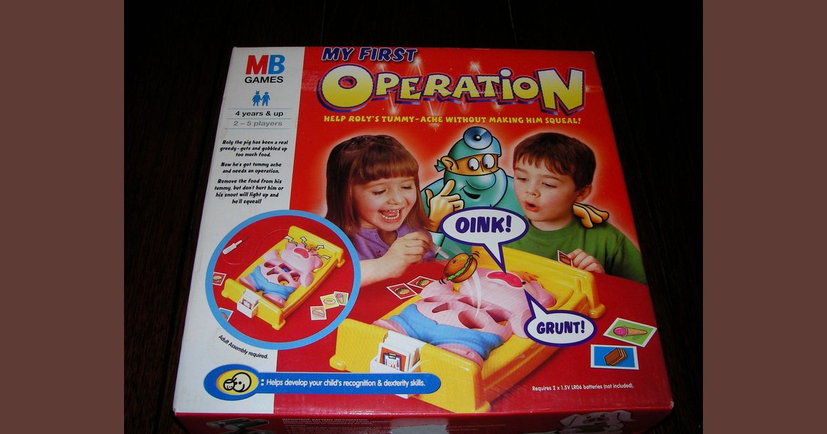 My First Operation Board Game BoardGameGeek