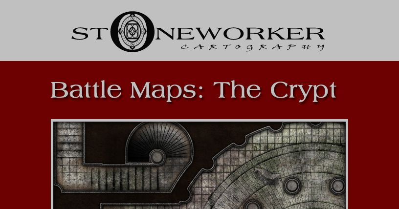 Battle Maps: The Crypt | RPG Item | RPGGeek