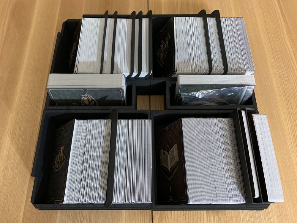 3d printable Big Box replacement card trays The Witcher Old World