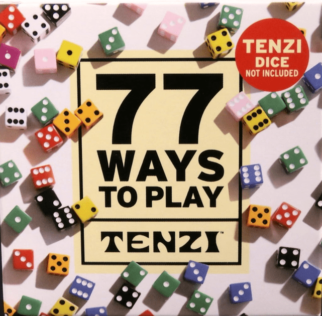 All Ages Dice Party Game Add-On Card Set 77 Ways to Play Tenzi 