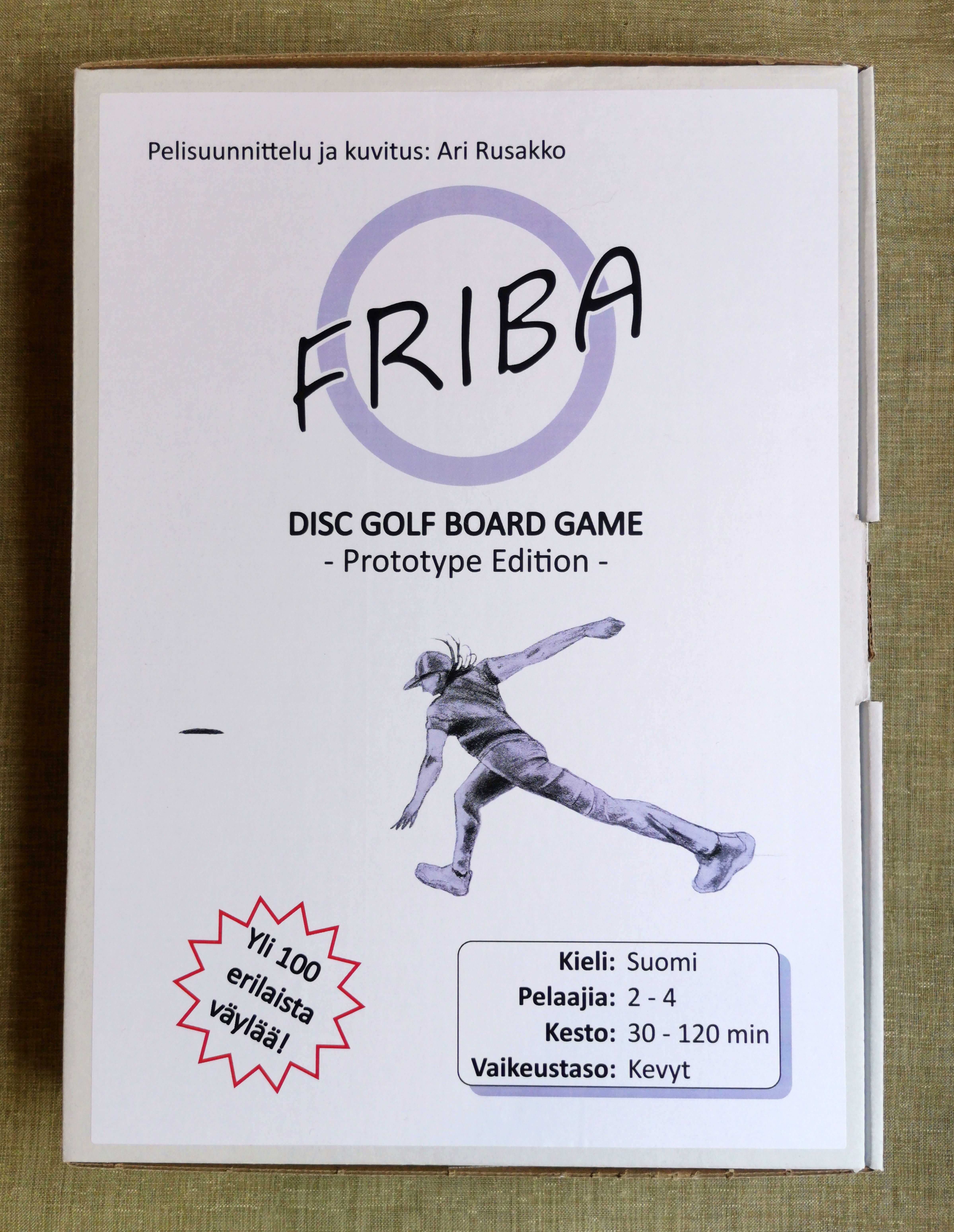 Friba: Disc Golf Board Game