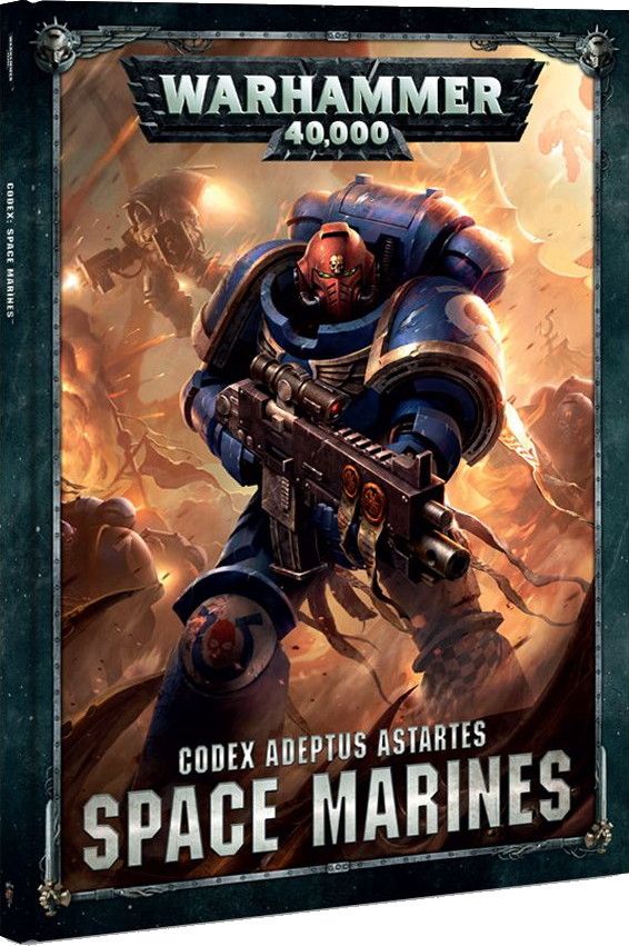 Warhammer 40,000 (Eighth Edition): Codex Adeptus Astartes – Space Marines box art
