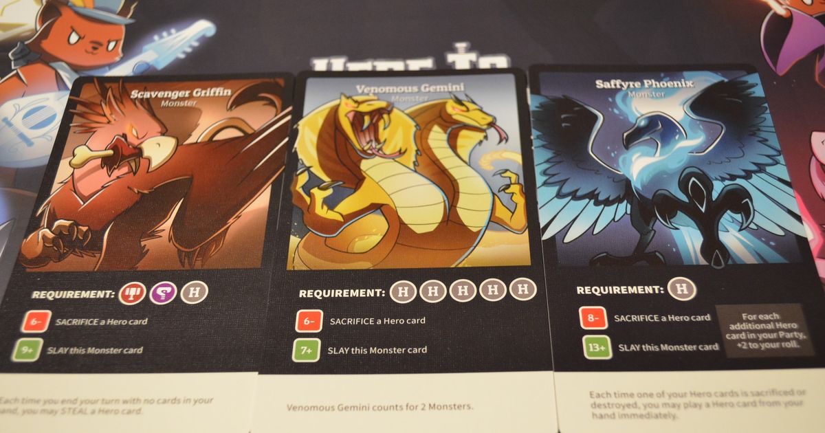 Here to Slay: Monster Expansion, Board Game