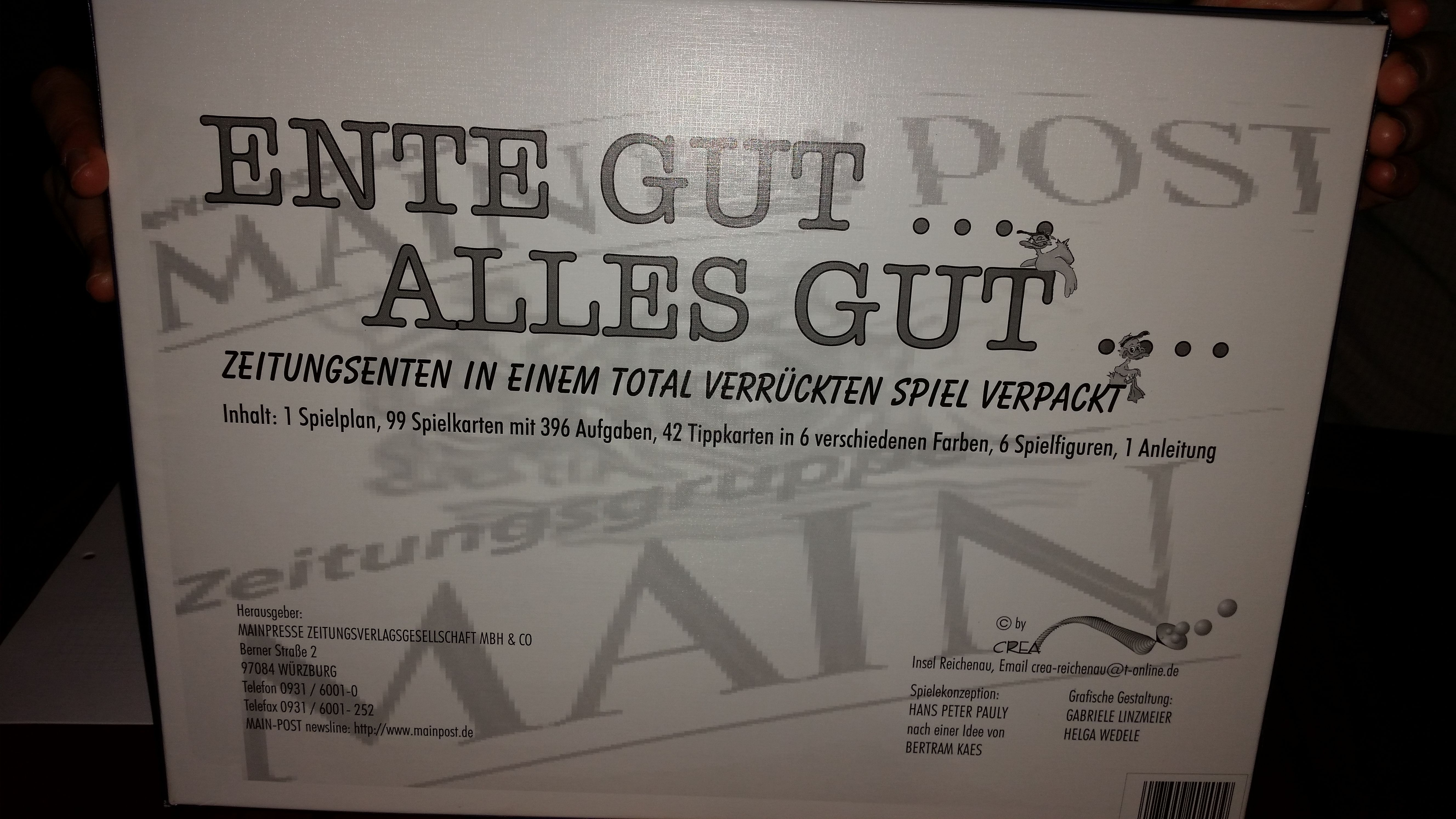 Ente gut, alles gut