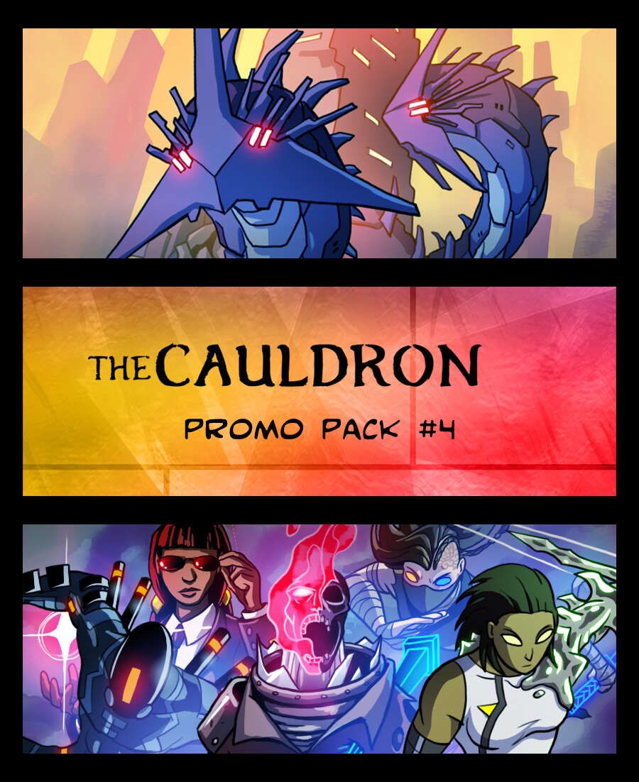 The Cauldron: Promo Pack #4 (fan expansion for Sentinels of the Multiverse)