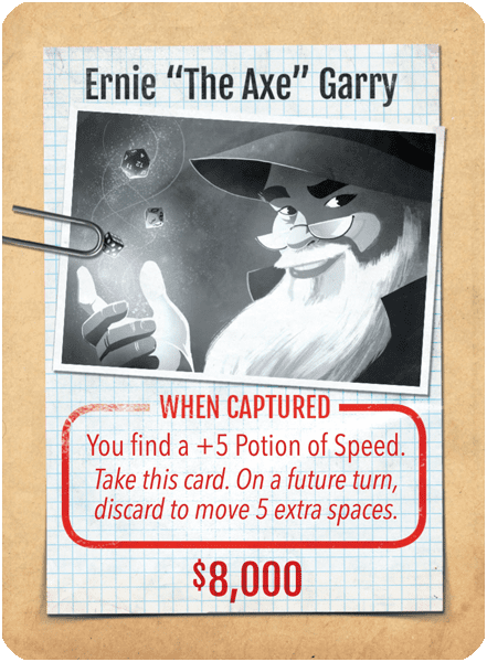 Stop Thief!: Ernie "The Axe" Garry Promo Card