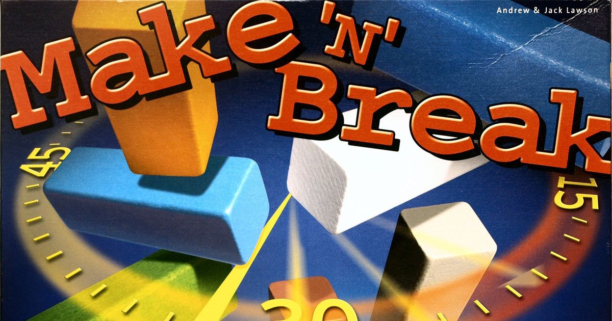  Ravensburger Make 'N' Break for Ages 8 & Up - Build & Destroy  Family Action Game : Toys & Games