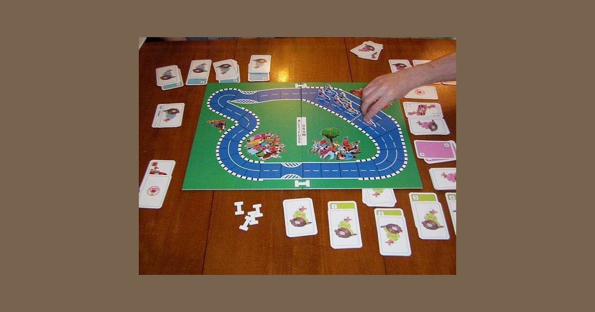 Card driven racing games
